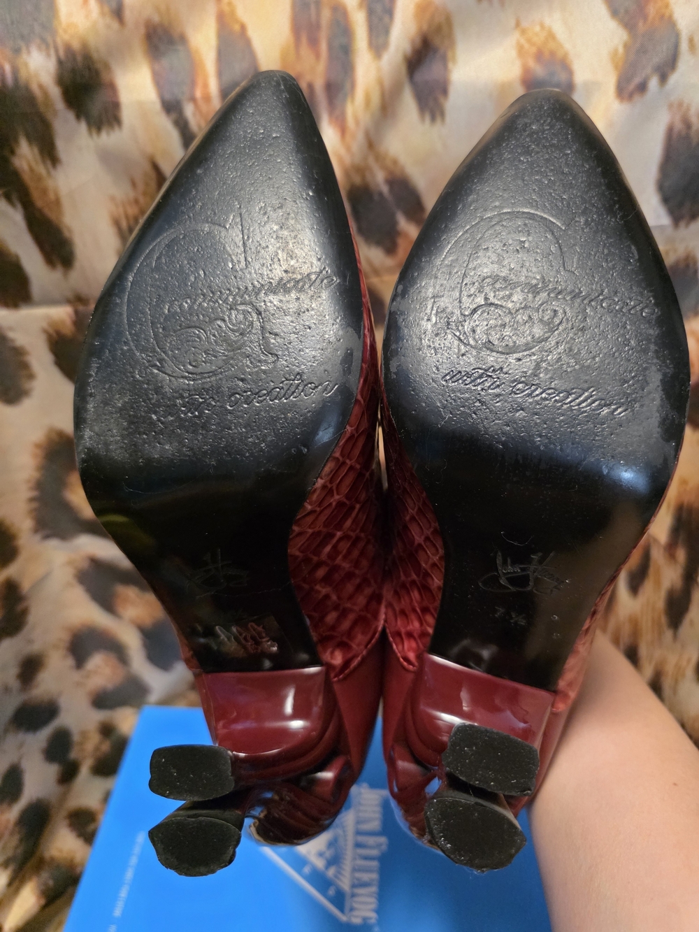 John Fluevog Celestial Communications URSULA Lace-Up Heels - Size 7.5 - Picture 10 of 11